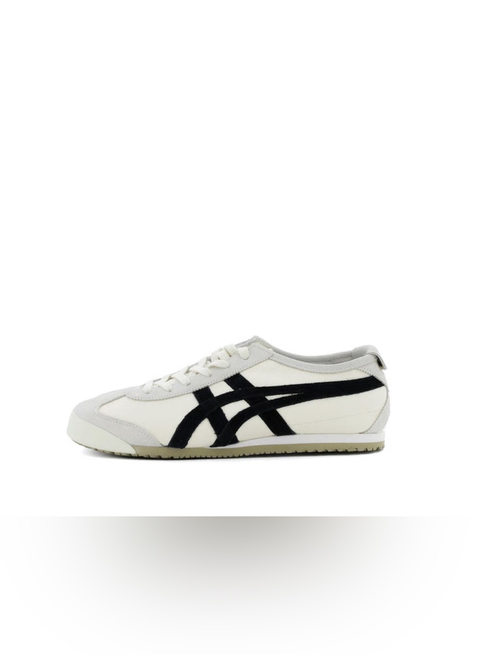 Onitsuka Tiger by Asics Women’s White and Black Low-Profile Sneaker